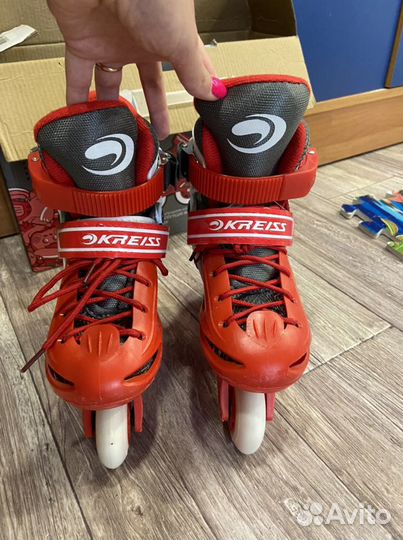 Роликовые коньки детские раздвижные