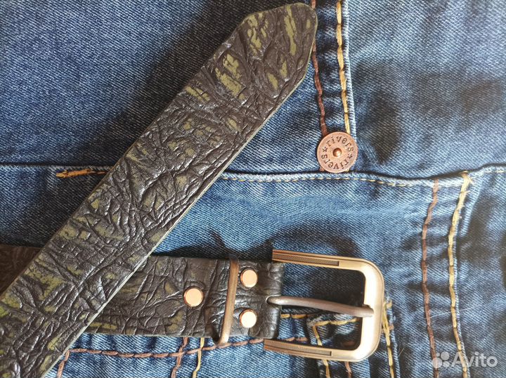 Ремень кожаный