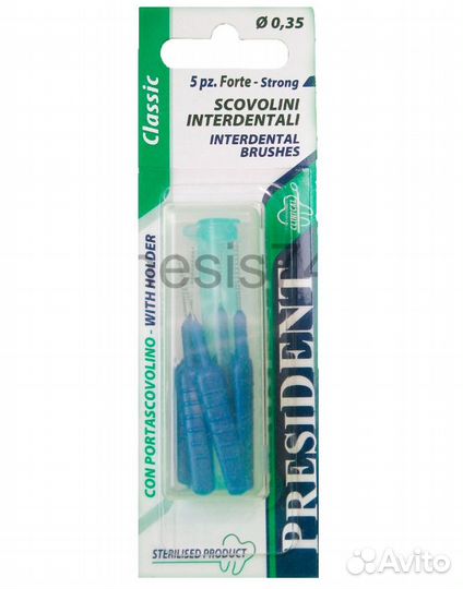 President. Межзубные ершики Classic, d0.35mm, 5шт