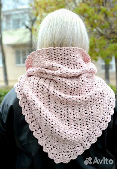 Шаль ручной работы
