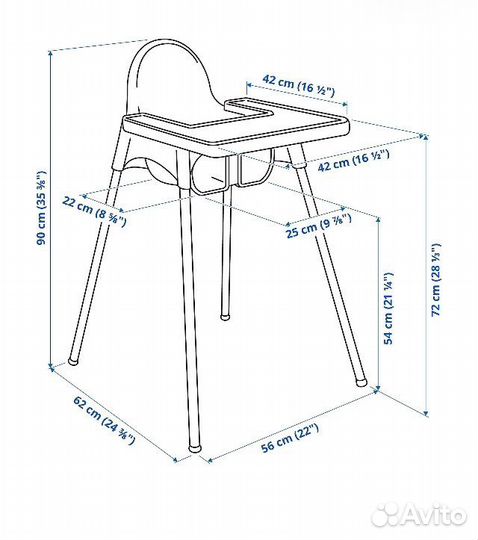 Стульчик для кормления IKEA