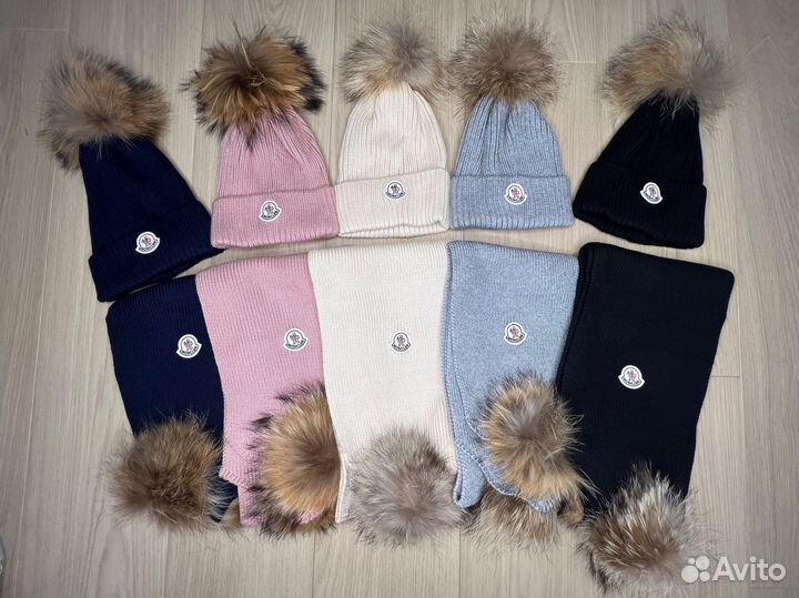 Комплект шапка и шарф детский