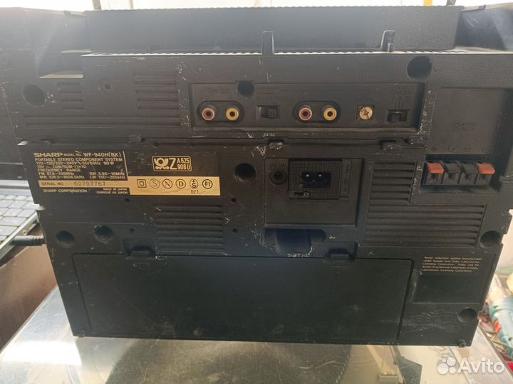 Магнитофон sharp wf 940 на запчасти