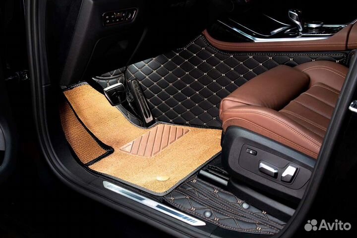 3D Коврики Nissan Murano Высокие Борта Экокожа