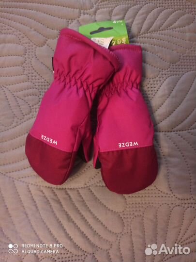 Варежки краги новые Decathlon