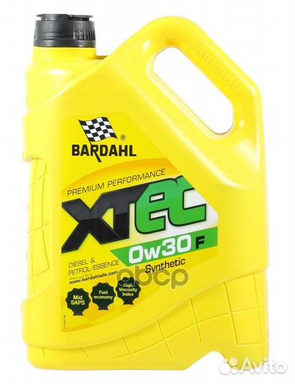 0W30 xtec F WSS-M2C950-A 5L (cинт. мотор. масло)
