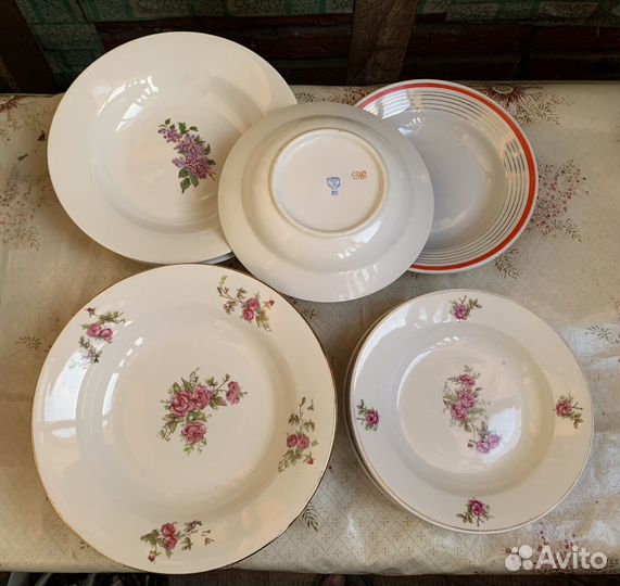 Тарелки и блюдца СССР