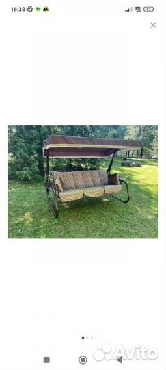 Садовые качели новые