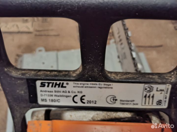 Бензопила штиль ms 180