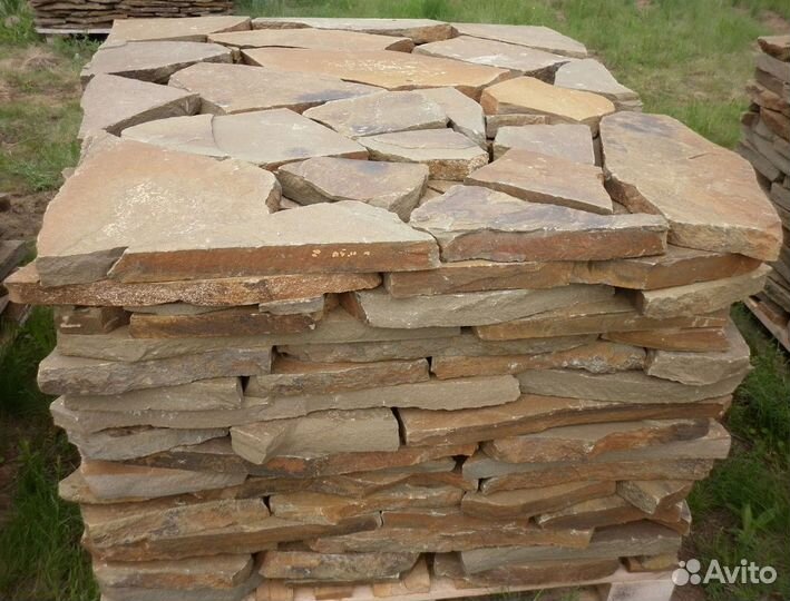 Природный камень для дорожек плитняк