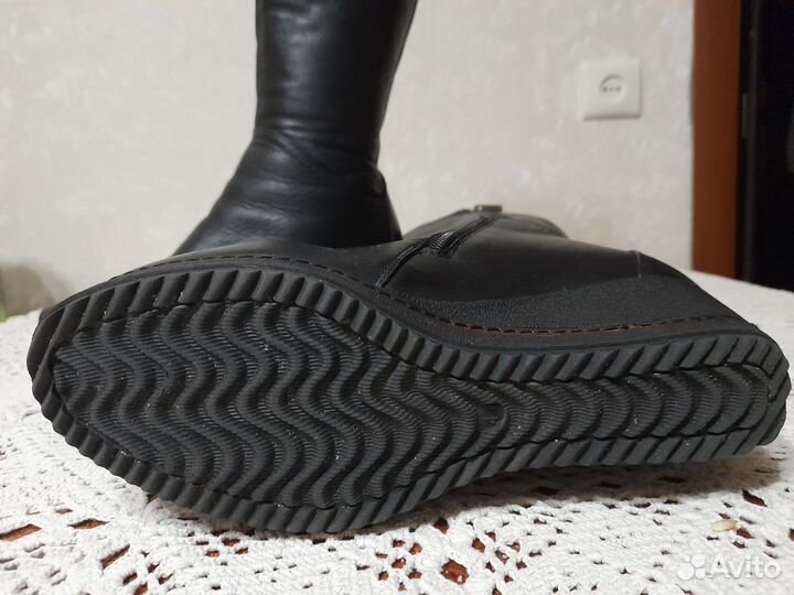 Сапоги женские зимние, натуральные кожа и мех