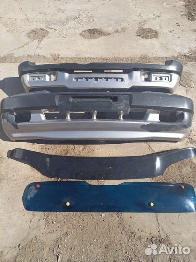 Задний бампер шевроле нива