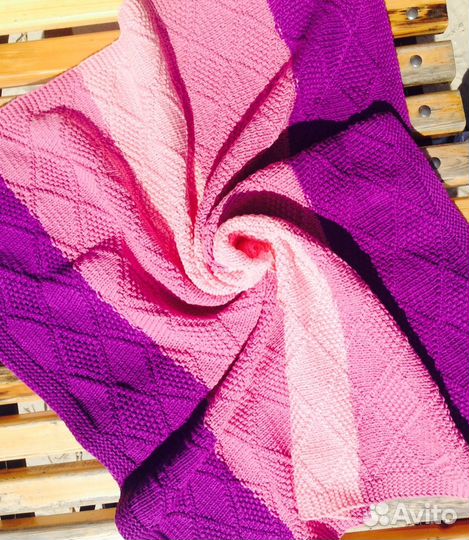 Новый детский плед handmade из хлопка