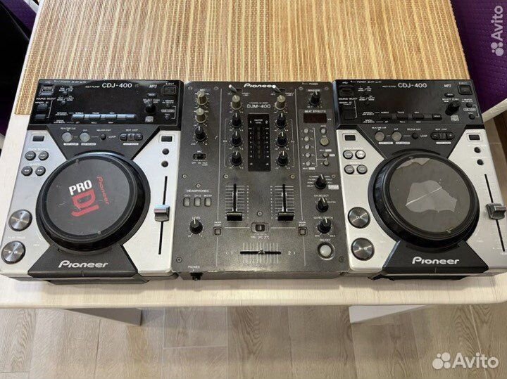 Pioneer cdj 400 и djm 400