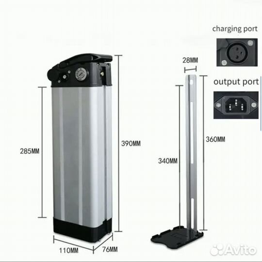 Аккумулятор на электро велосипед минако монстр