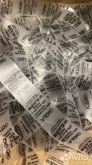 Силиконовые бирки для одежды 25мм