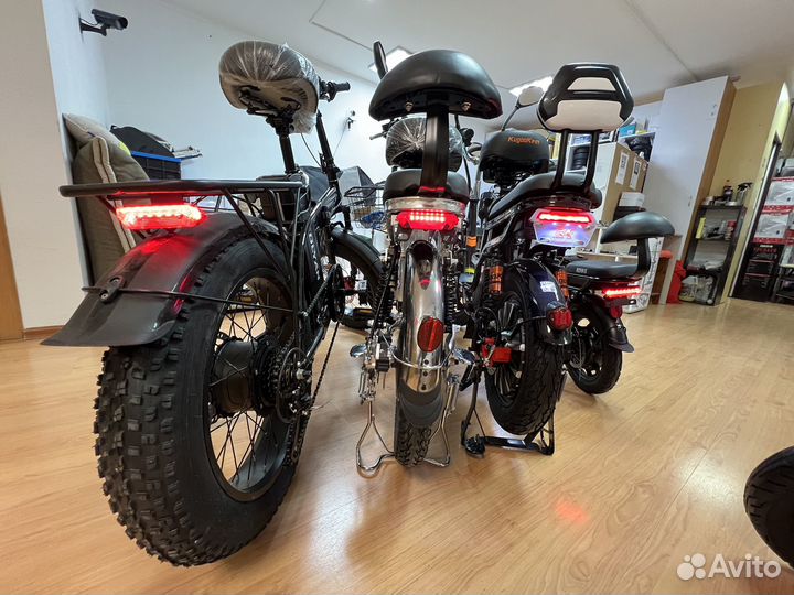 Электровелосипеды и электрофэтбайки для взрослых