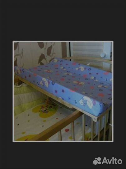 Пеленальная доска белая на кроватку Гном п-01