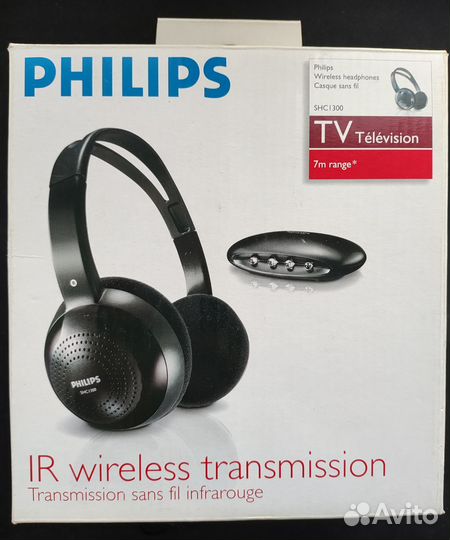 Беспроводные наушники philips shc1300