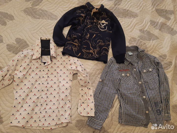Рубашки для мальчика 110