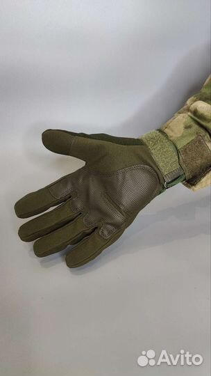 Перчатки тактические с пальцами