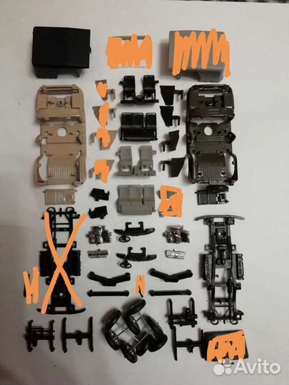 Модельки 1:43 запчасти