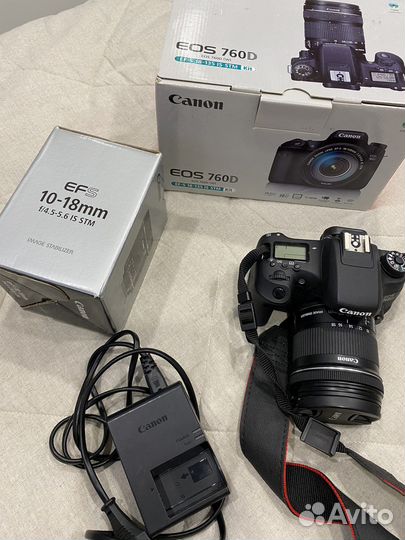 Зеркальный фотоаппарат canon eos 760D