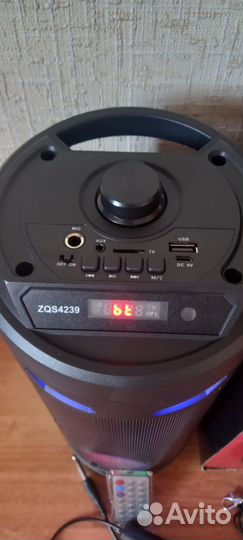 Большая новая блютуз колонка+караоке