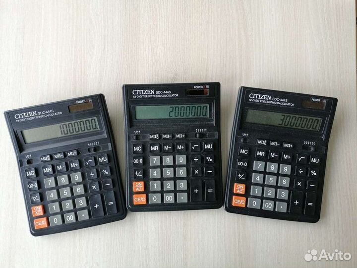Калькулятор citizen SDC-444S