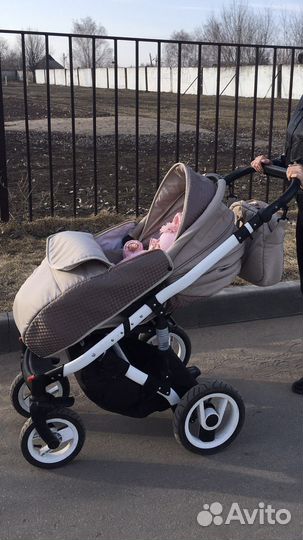 Коляска 3 в 1 adbor ottis beige