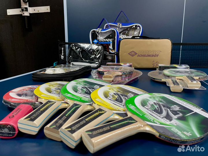 Аксессуары для настольного тенниса в ассортименте