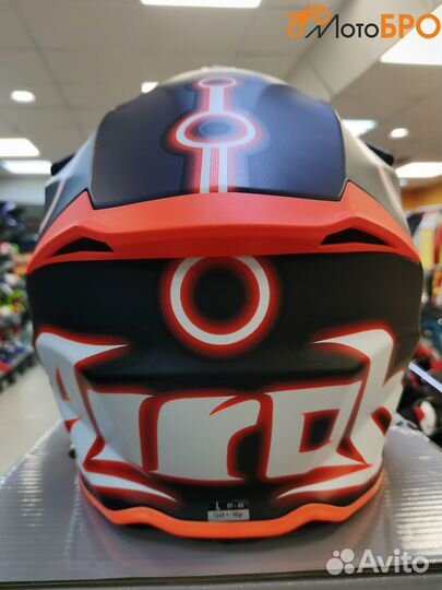 Шлем кроссовый airoh twist 2.0 neon orange matt