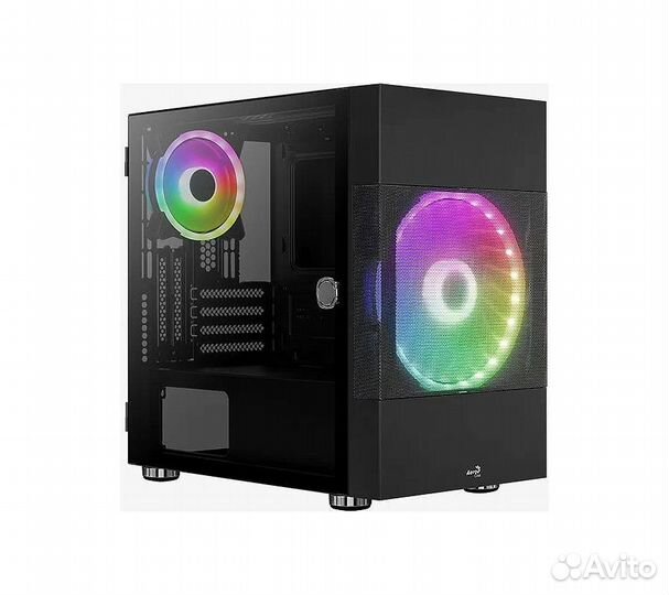 Компьютерный корпус Aerocool Atomic-G-BK-v1, черны