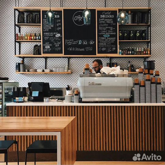 Островок кофе с собой, Мебель для бизнеса