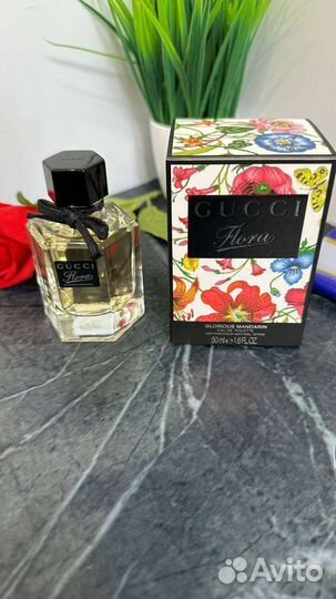 Gucci Flora Glorious Mandarin 50мл распечатанные