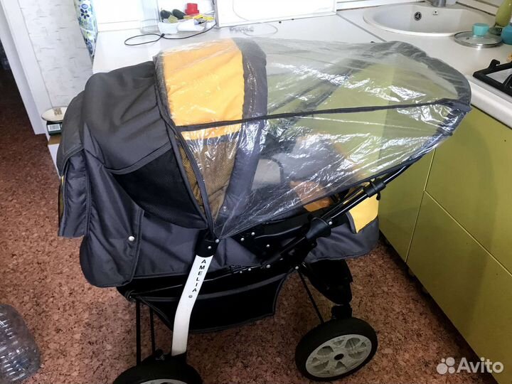 Бу Коляска 3 в 1 трансформер alis amelia