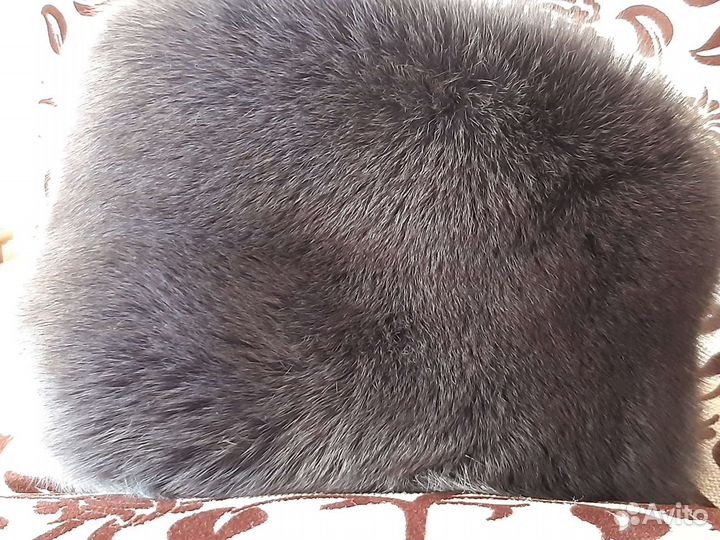Меховая шапка из песца