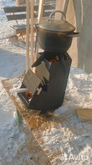 Печь ракета