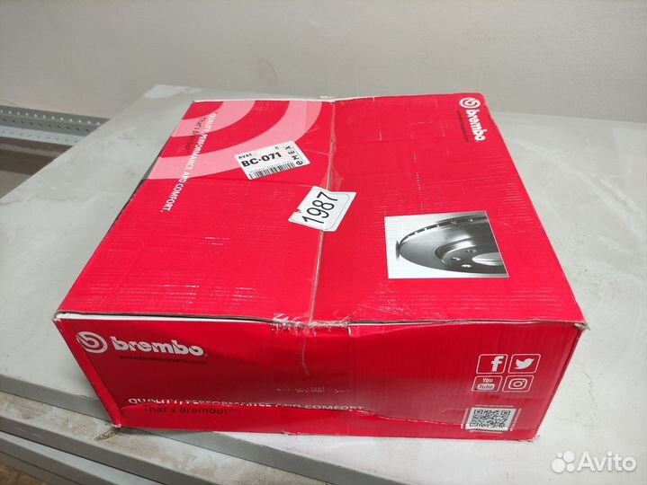 Тормозные диски передние Brembo на Ford, Volvo