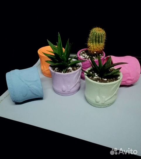 Кашпо Горшки для цветов из гипса