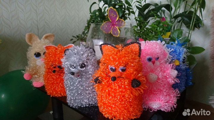 Игрушки-мочалки