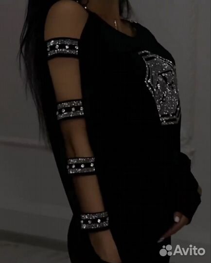 Секси костюм стразы