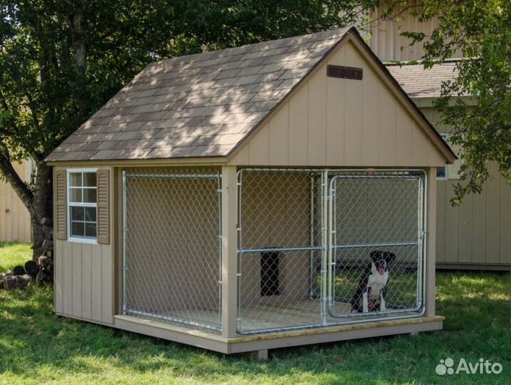 Вольер и будка (2в1)