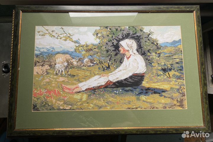 Картина вышитая крестом