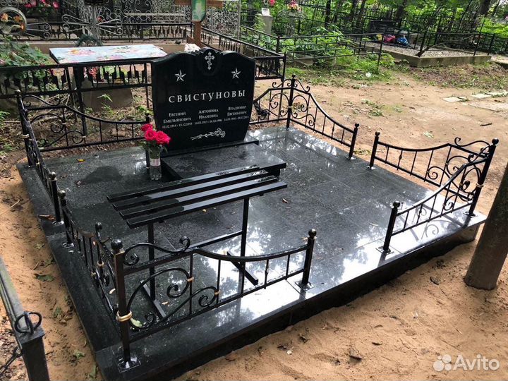 Памятники,оградки,бетонные работы