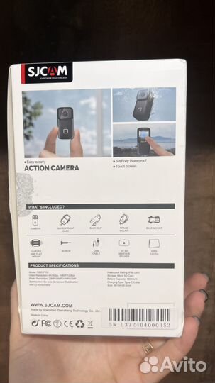 Камера водонепроницаемая SJCam C200. 4K