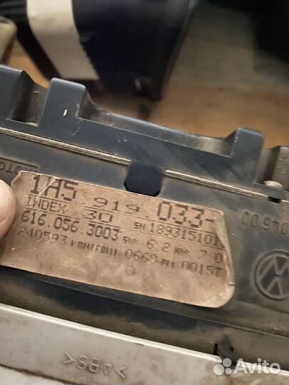 Щиток приборов фольцваген вента,гольф 3