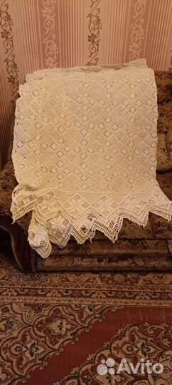 Вязаный плед