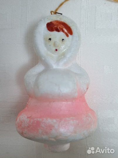 Елочная игрушка СССР. Пенопласт. Одним лотом