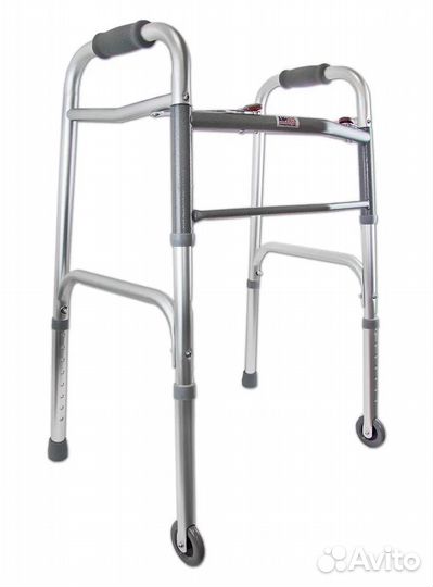 Ходунки для взрослых и пожилых amrus AMW2B75 на 2х
